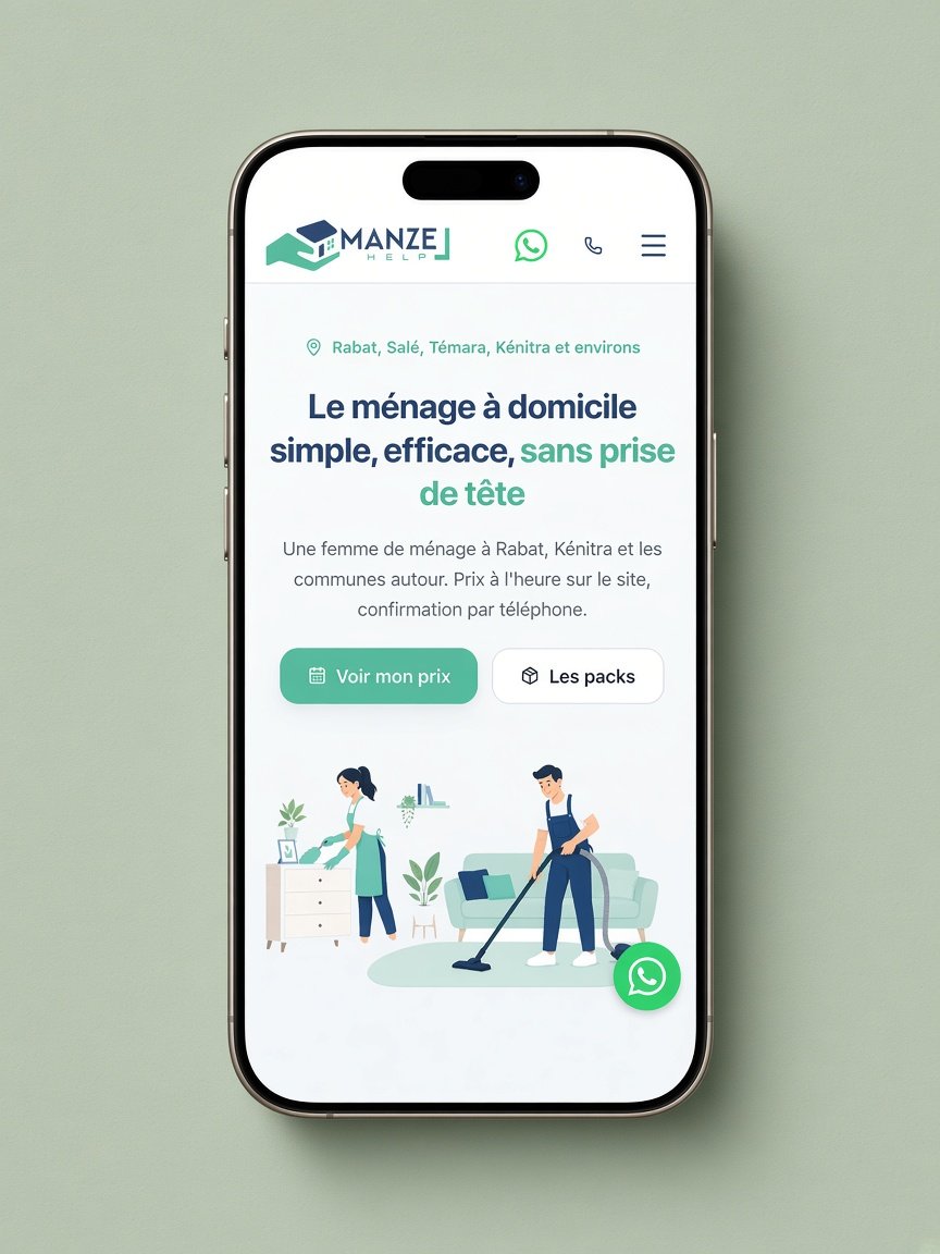 ManzelHelp, household cleaning in Rabat, Salé and Témara